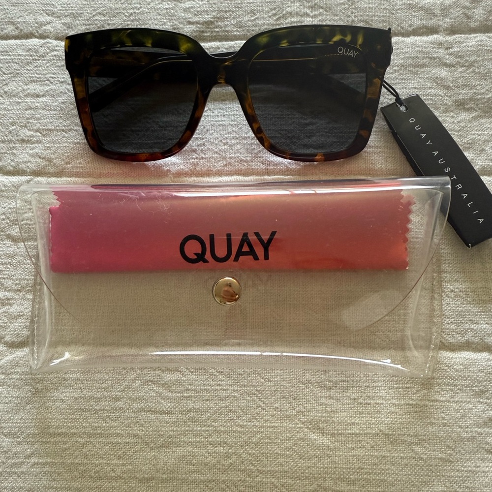 Quay Australia Tortoise Frame Sunglasses